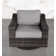 Menkar Wicker Fully Assembled 3 - Person Seating Group with Cushions