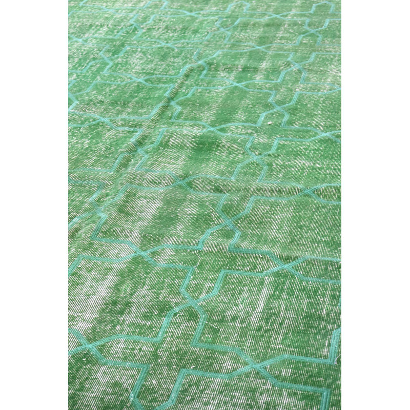 Embroidered Overdye One-of-a-Kind 6'11" X 9'9" Area Rug