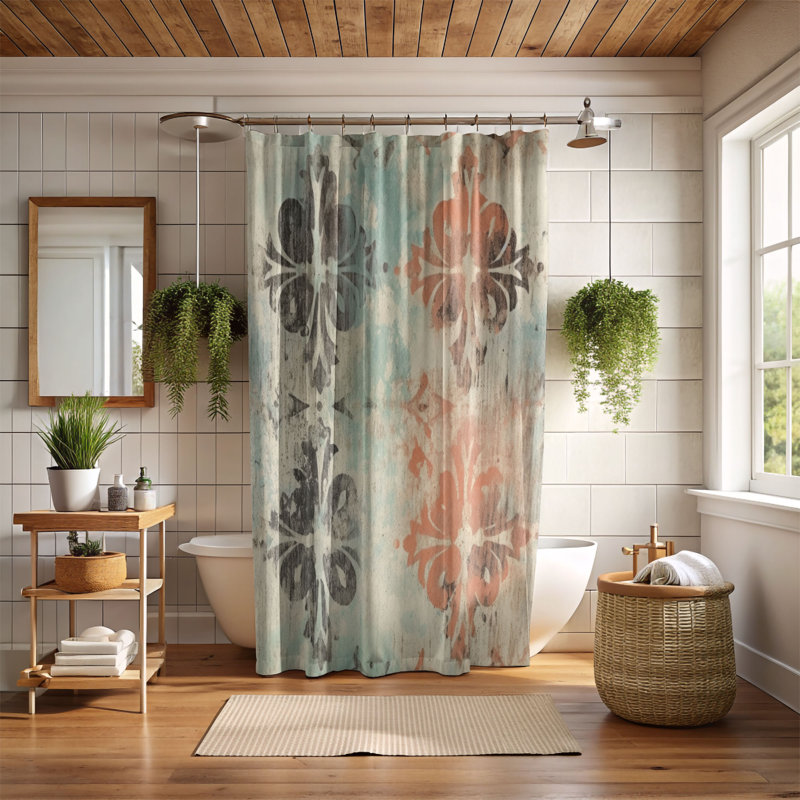Rideau de douche Traditional, H 74 po x l 71 po