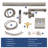 Topcraft Freestanding Bathtub Faucet With Handheld Showerhead-114775082
