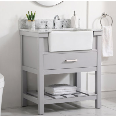 Meuble-lavabo simple 30 po Pelaghia