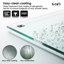 Porte de douche coulissante simple sans cadre l 56 à 61 po x H 79 po avec verre trempé transparent de 3/8 po (10 mm), film incassable et localisateur de trou d'installation - Rail supérieur carré-123674337
