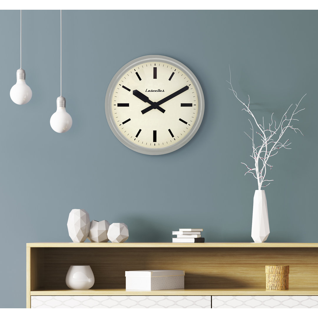 Deep Retro London dial Wall Clock in Gloss. 36cm dia. 10cm deep