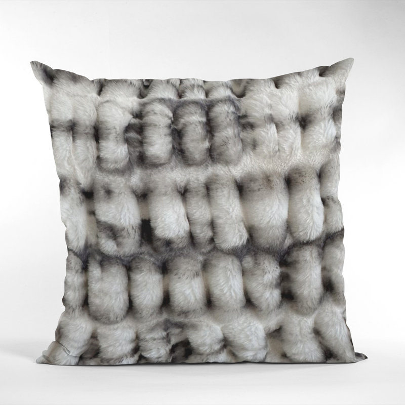 Coussin décoratif en polyester / mélange de polyester, 26 po x 26 po