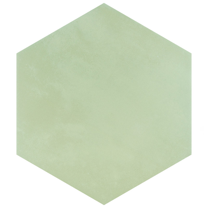 Carreau de porcelaine Horizon Hex 7-3 / 4 "x 9", Verde
