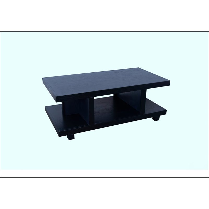 Table basse Laurel Canyon 49 po, aucun assemblage requis, finition clou de girofle