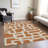Chaena Washable Abstract Indoor Rug-109578664