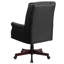 Fauteuil de bureau pivotant à dossier haut avec accoudoirs LeatherSoft-30774861