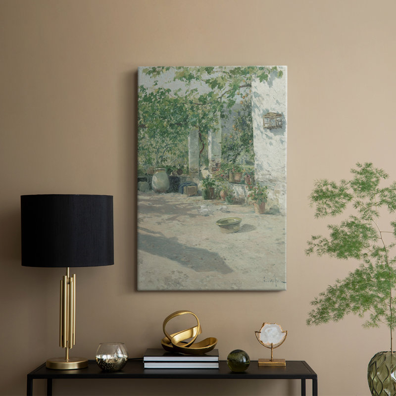 Imprimé floral rétro CLVII - galerie Cavas, H 18 po x l 12 po