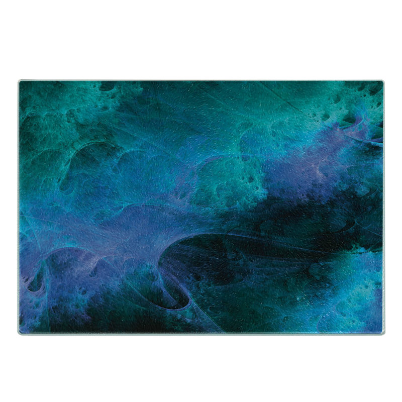 Planche à découper en verre trempé Ambesonne