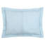 Taie décorative Heirloom 100% coton chenille touffeté standard, conception en médaillon, housse de coussin décorative douce et respirante, certifié OEKO-TEX, lavable à la machine, toutes saisons, 21 po x 27 po, bleu-550382191-550382179