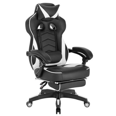 Inbox Zero Adjustable Swiveling PC & Racing Game Chair