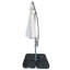 Parasol suspendu 10 pi gris