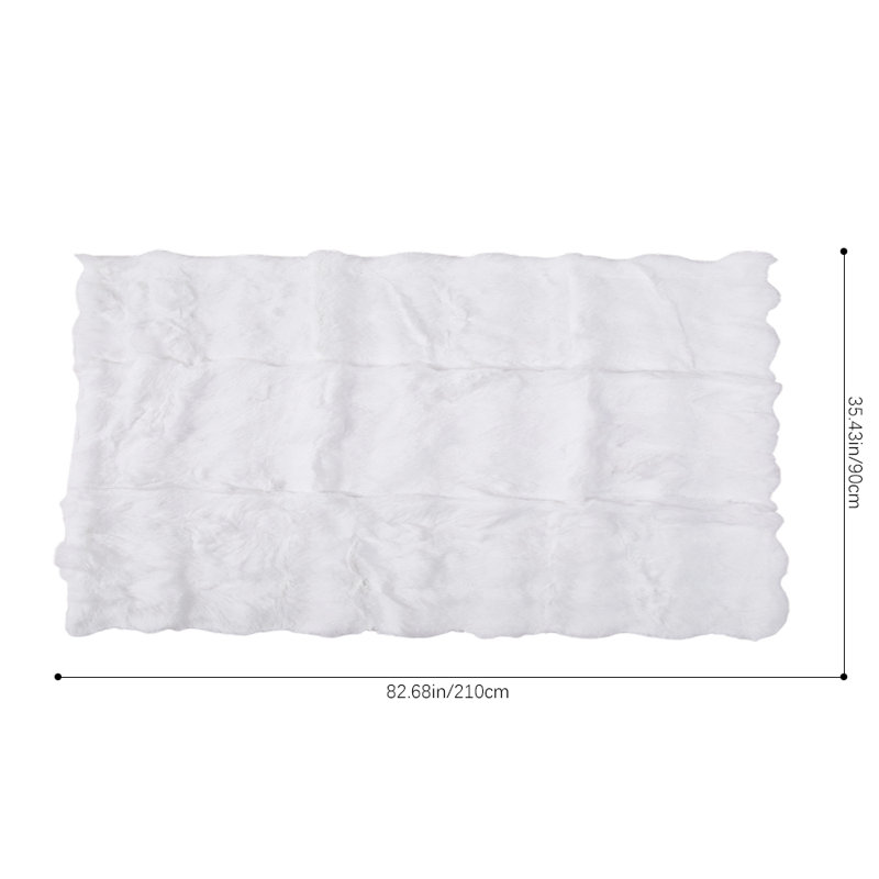 Polyester Sofa Slipcover, White