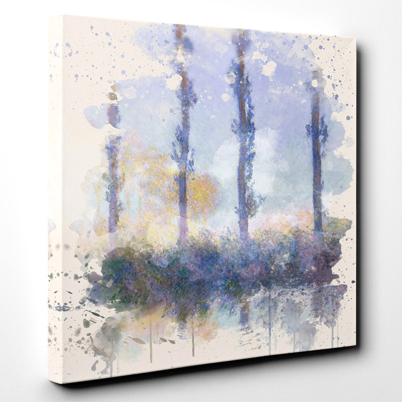 Claude Monet - Wrapped Canvas Print, 35cm H x 35cm W