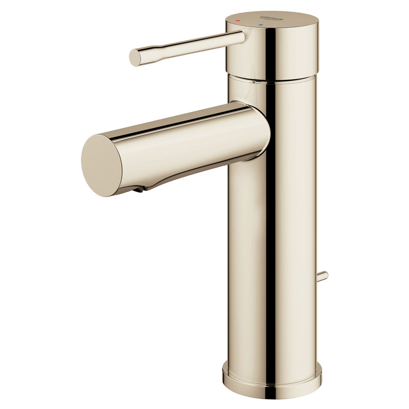 Essence New Single Hole Faucet with Drain Assembly, Polished Nickel Infinity Finish