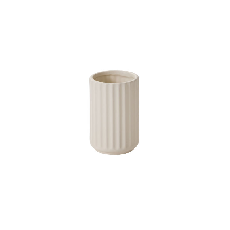 Vase Adrina Beam 4 "x 6", Blanc