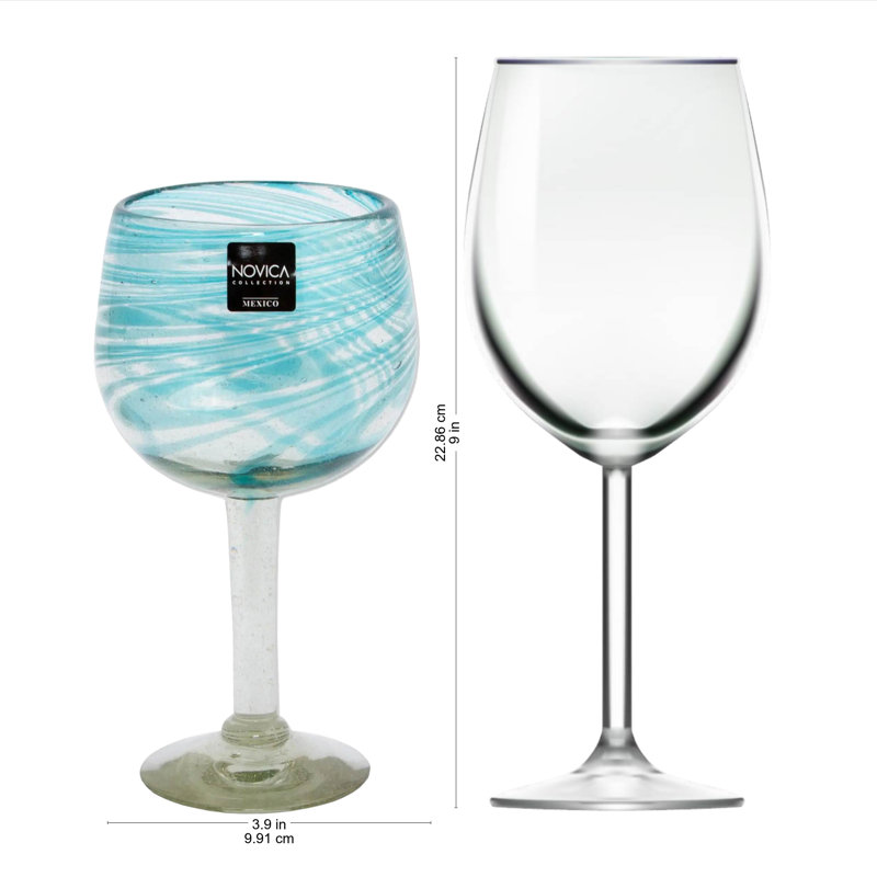 Verre à vin rouge Broderick Elegant Swirl