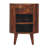 Jelisia 15.7 " W Solid Wood Open Shelf Nightstand