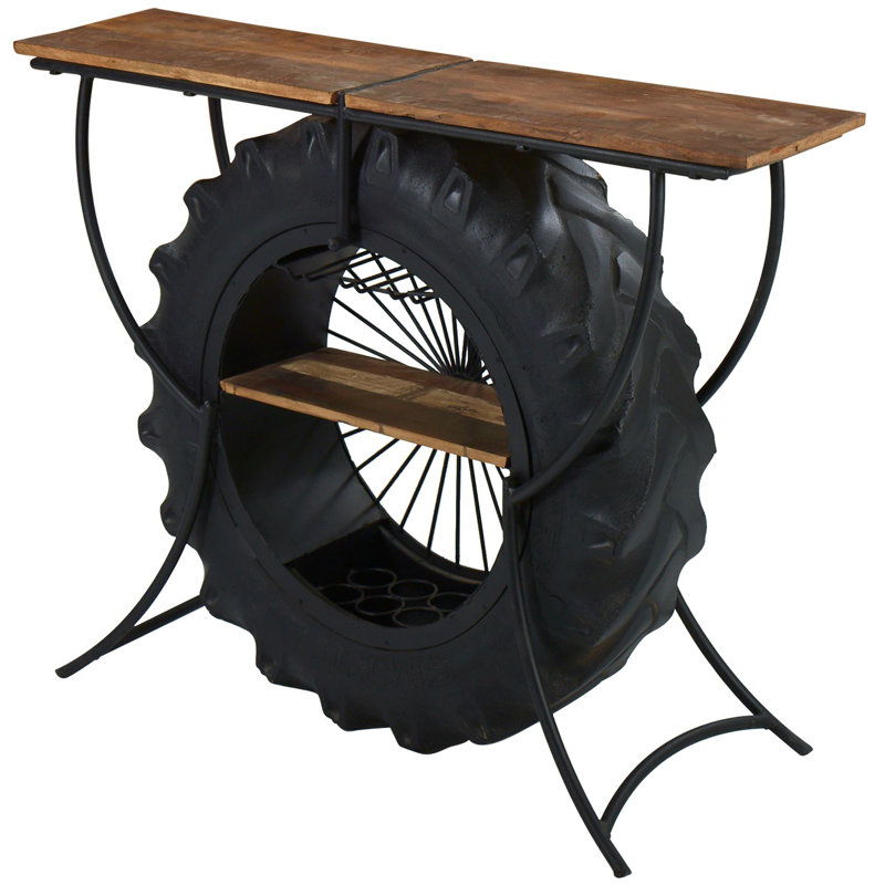 Anatolio 64'' Solid Wood Top Console Table