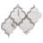 Stately Lantern 9" x 14" Porcelain Arabesque Marble Look Wall & Floor Tile-72531500