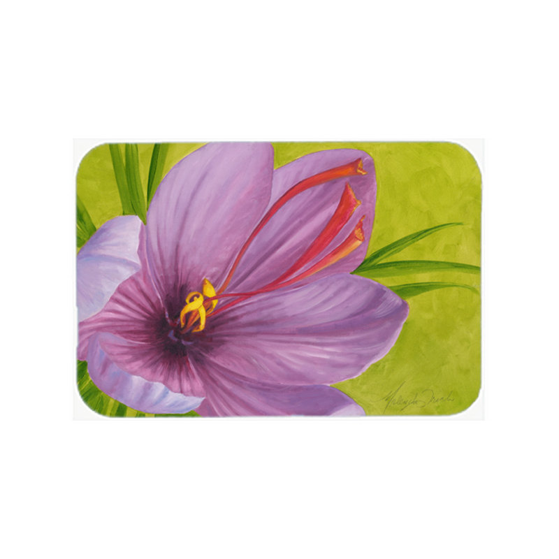 Planche à découper en verre floral trésors caroline