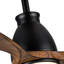 52 inch indoor black ceiling fan with led light