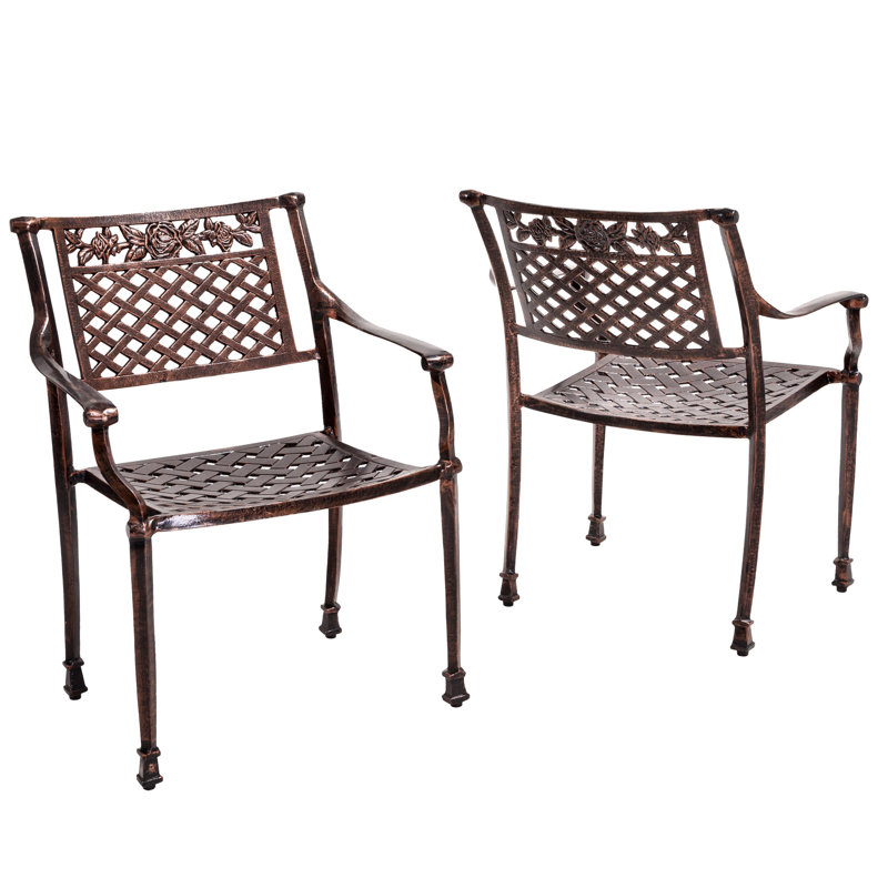Chaise de patio empilable Tennille