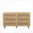 Cabinets | 51.18” 6-Drawer Rattan Storage Cabinet with Smooth Slides | Modern | Particle Board-447704021