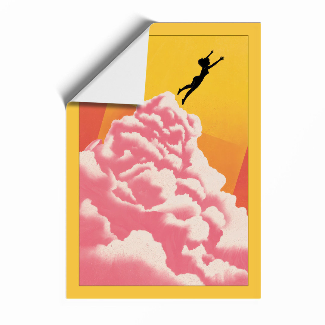 Descent into Dreams Modern - Framed Print