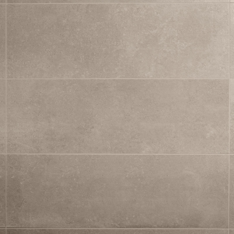 Stoneside 12x36 Matte Ceramic Tile, Cream Beige