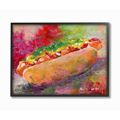 " Brightly Hot Dog Still Life Food "