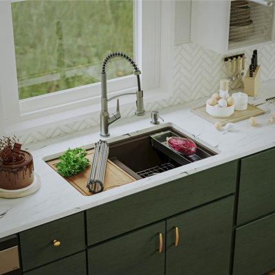Quartz Undermount Sinks 32.5 L Kitchen Sink