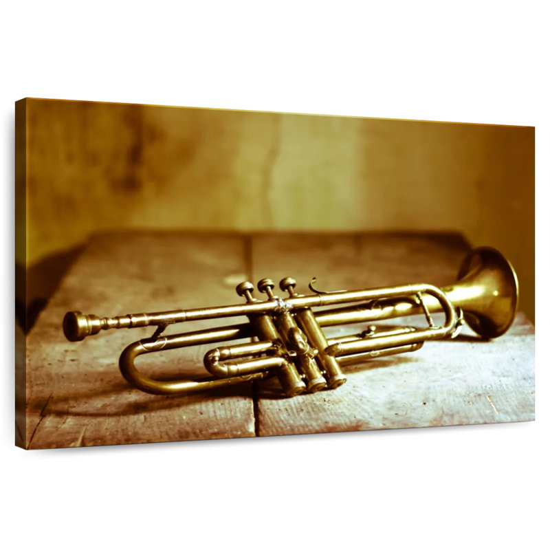 Abarca Old Golden Trumpet, 26" H x 39" W