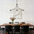 Breely 3-Light 42.1"W Oversized Dimmable Kitchen Island Pendant