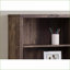 Bibliothèque à 5 niveaux H 47,5 "ajustable brun noyer contemporain pour bureau / chambre à coucher | Panneau de particules | Noyer brun
