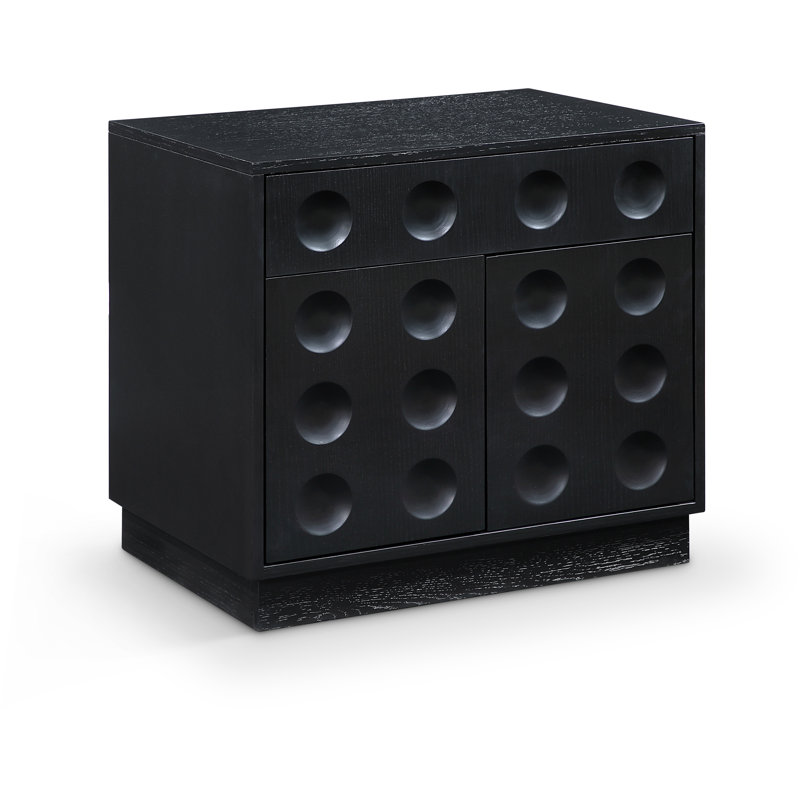 Simeon Night Stand, Black