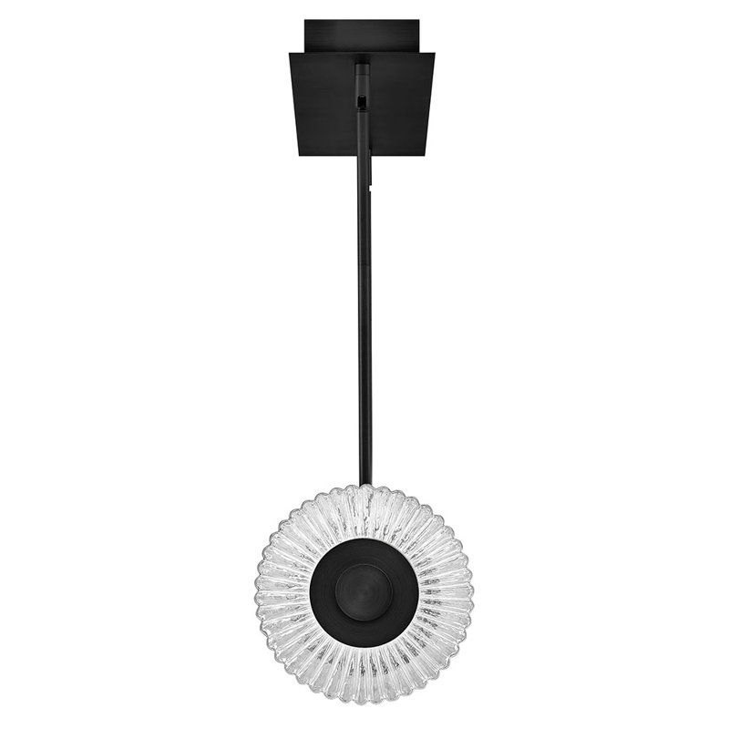 Reign 1 - Light LED Chandelier, Matte Black