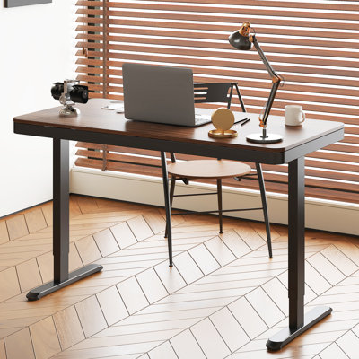 Home Office Height Adjustable Standing Desk with Drawer
