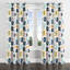 Rideaux de fenêtre Country Farmhouse - Rideau à oeillets Patchwork - 1 panneau-1795503881-1795503882
