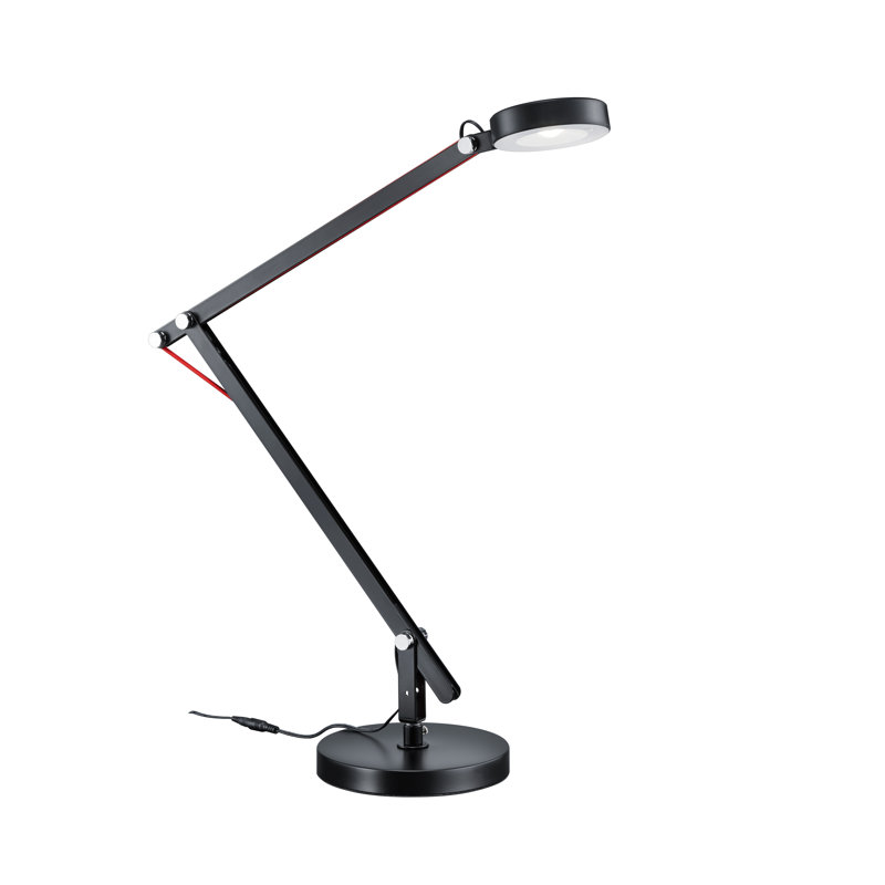 Brancato Adjustable Metal Desk Lamp, Black