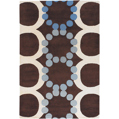 Avalisa Brown/White Area Rug