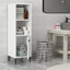 Armoire polyvalente moderne, 100% mélamine, panneau de particules blanc, épaisseur: 0,7 po | Nombreuses tablettes, solution de rangement murale et élégante pour la maison ou le bureau-778775666