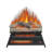 23 Inch Electric Fireplace  3D Log Set Insert, Infrared Fireplace Heater For Indoor