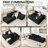 108'' W Boneless Cloud Couch Sectional Sofas,No Assembly Required, Upholstery Corduroy Cloud Sofa With Deep Seats And 5 Pillows, Free Combination, Compressed Couch-445272828