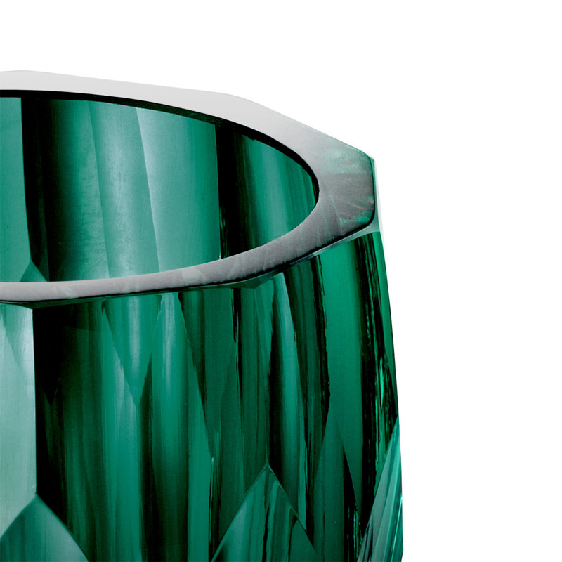 Vase de table en verre 6 "Marquis, Vert