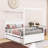 Binisha Full Size Canopy Bed With Headboard and Twin Size Trundle-229607053