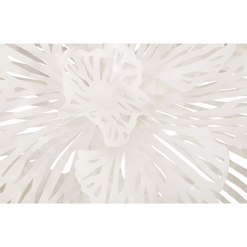 Flower Wall Décor, White