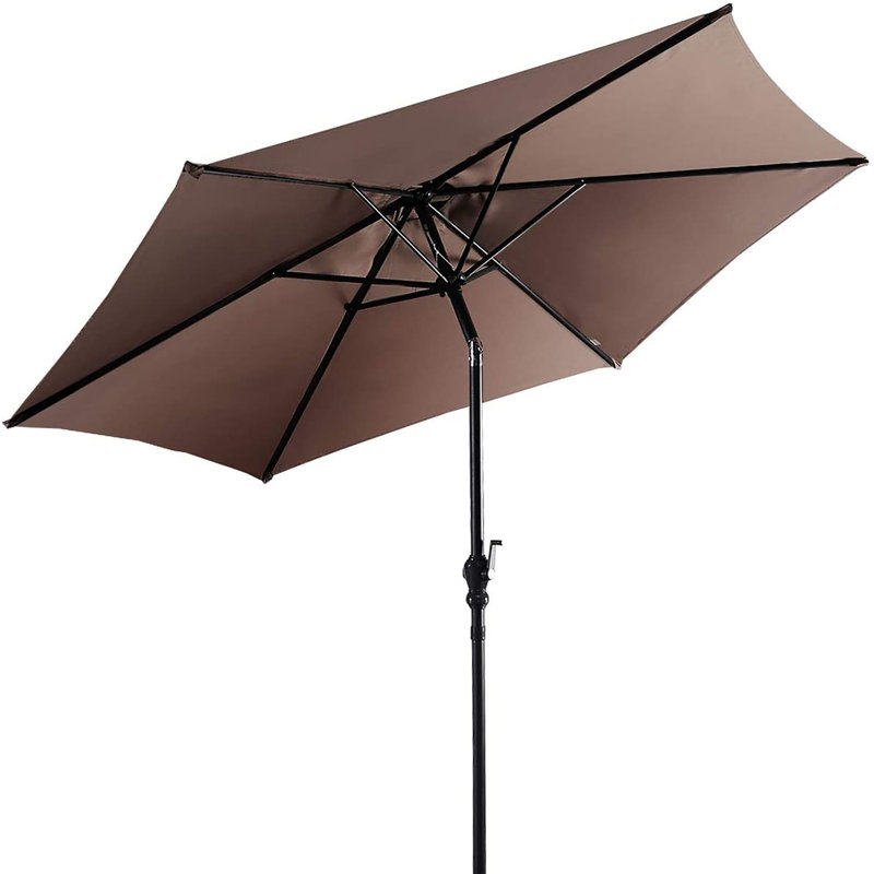 Parasol de patio extérieur Arlmont & Co., Brun clair