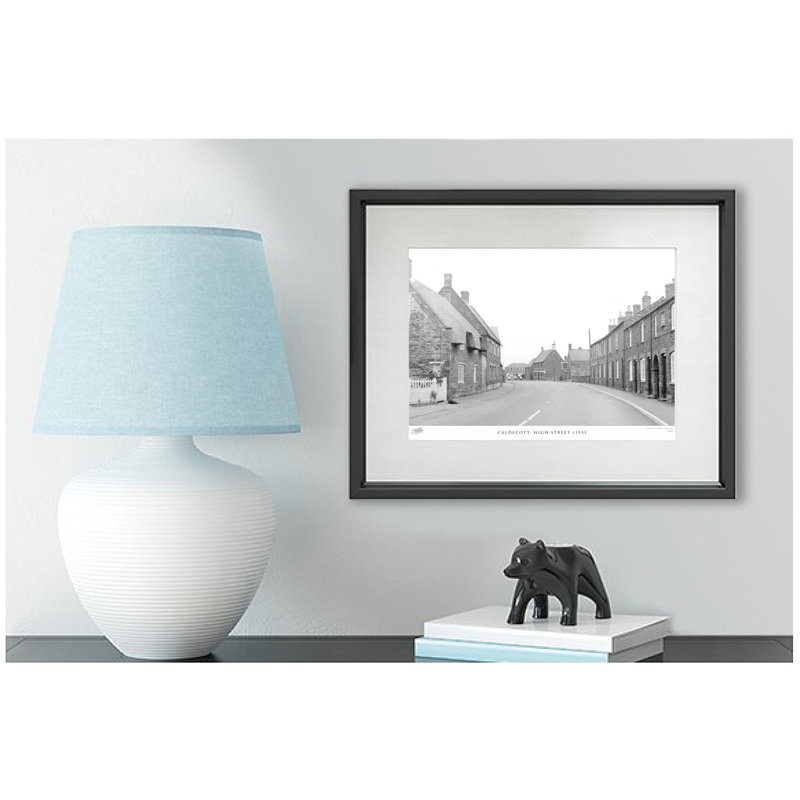 Caldecott, High Street C1955 - Single Picture Frame Print, 43.5cm H x 53.4cm W x 2.3cm D